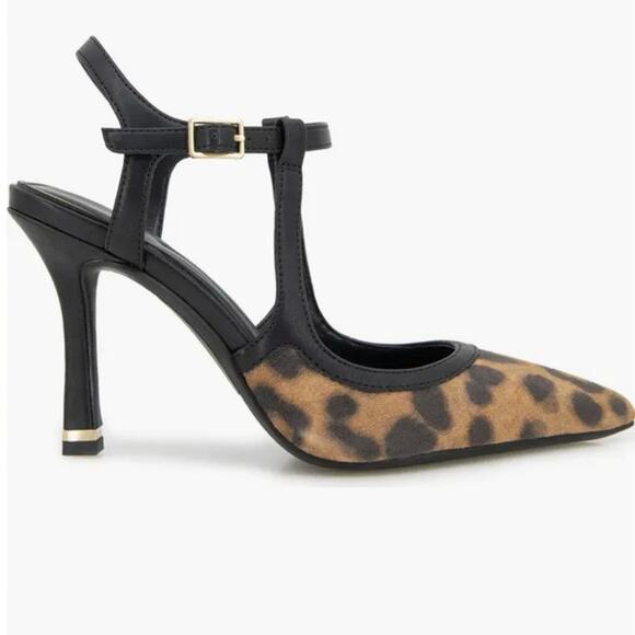 New Kenneth Cole Romi Leopard Print Slingback 9.5M - Picture 2 of 8